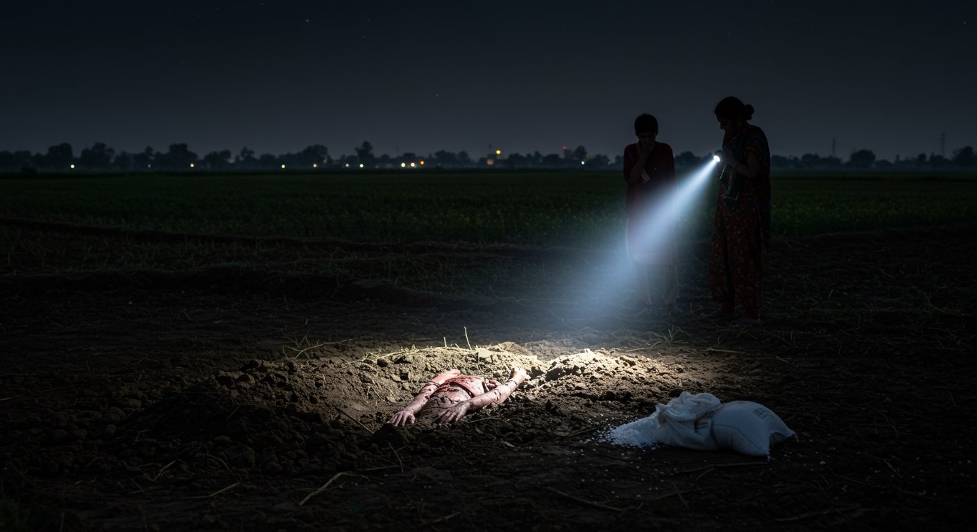 Sachendi Case: Husband brutally murdered over illicit affair; Body buried in field, salt added to decompose it; Wife and nephew reveal secret.