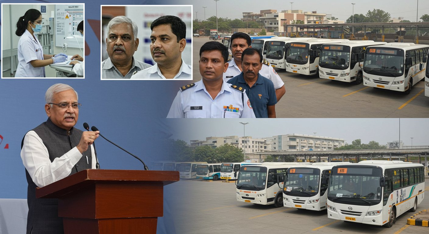 CM's Big Decision: Bus Drivers' Fitness Tests Every Three Months; 3 Lakh New Jobs in Transport Sector