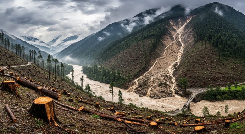 Supreme Court's Stern Remark: Humans Responsible for Mountain Devastation; Notice to Centre and 5 States for Illegal Felling