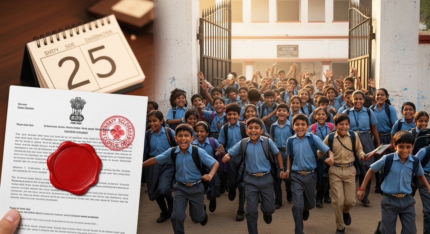 यूपी में बड़ा फैसला: 25 सितंबर को बंद रहेंगे 12वीं तक के सभी स्कूल, जिलाधिकारी का आदेश जारी!