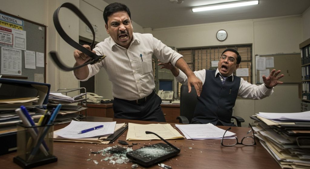 UP: Principal lashed BSA with belt, broke mobile in 22 seconds; What's the truth behind this viral video?