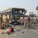 Havoc in Jaunpur: Bus carrying Chhattisgarh pilgrims crashes into trailer, four killed; nine critically injured