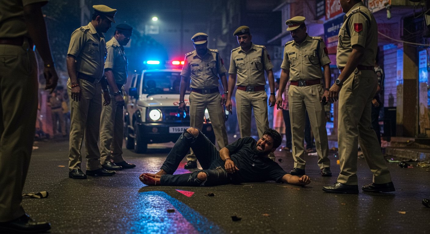 शाहजहांपुर में पुलिस ने मुठभेड़ के बाद दबोचा कुख्यात गैंगस्टर फुरकान, पैर में लगी गोली