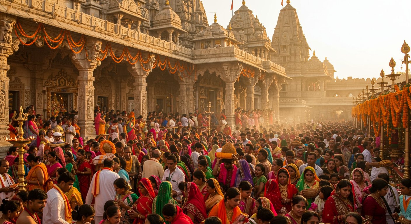 शारदीय नवरात्र का भव्य शुभारंभ: देश भर के देवी मंदिरों में उमड़ी श्रद्धालुओं की भारी भीड़, उत्साह का माहौल