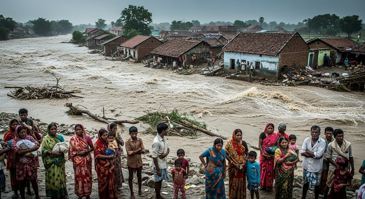 Lakhimpur Kheri: Sharda River's Fierce Rampage, 5 Houses Swallowed by River in 12 Hours, Havoc in Grant No. 12 Village