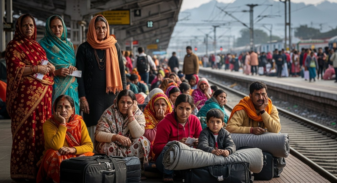 UP: Devotees jolted... Vaishno Devi pilgrimage challenging for Navratri; 69 trains cancelled till this date.