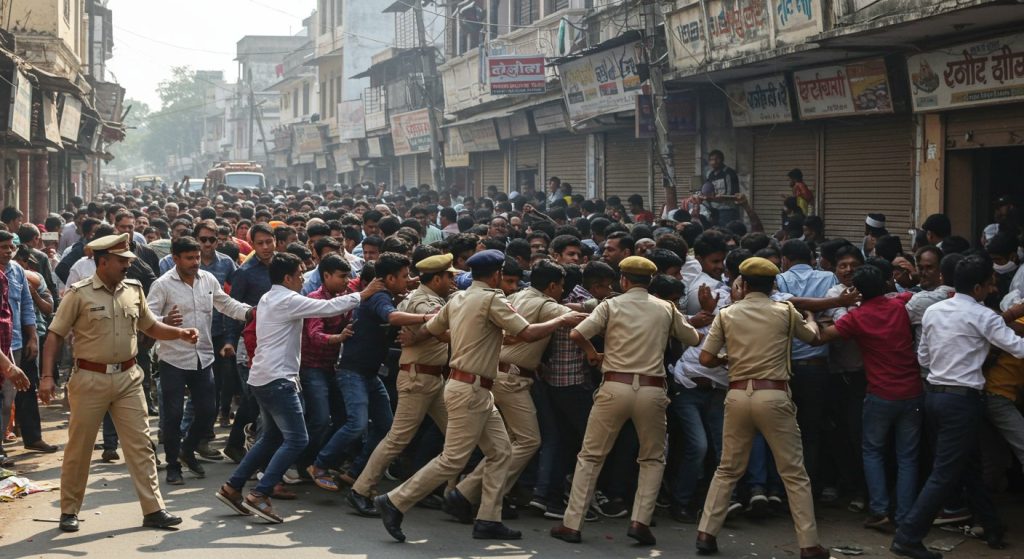 Shuklaganj Violence Erupts: Unauthorized Procession Marches, Intelligence Fails, Police Attacked