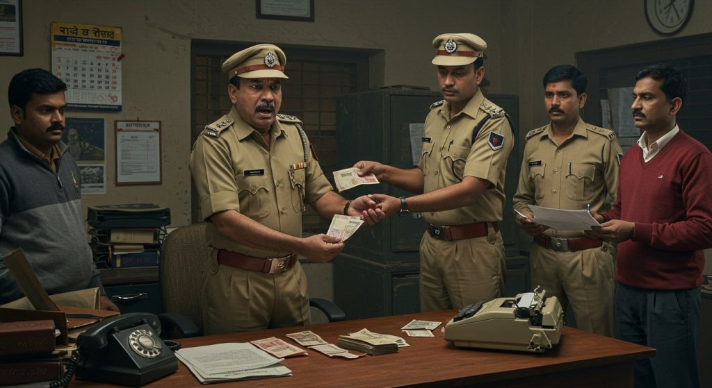 Major Blow to Corruption in Sitapur: Sub-Inspector Arrested Red-Handed Taking Bribe for Filing Report