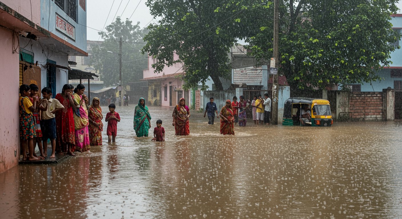 Rain wreaks havoc in UP: All schools up to 12th grade closed, DM issues new order; Flood worsens situation, public distressed.