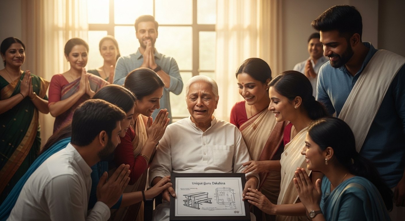 On Teacher's Day, Disciples' Unique Guru Dakshina: They Did Something For Their Teacher That Has Everyone Saluting!