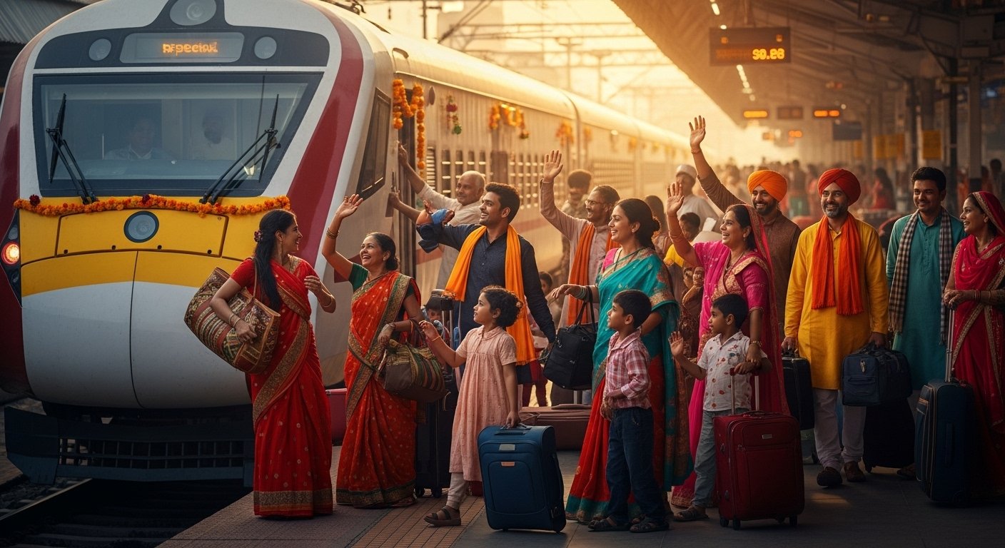 Big News for UP Residents! 4 Durga Puja Special Trains to Provide Festival Relief; Know Timings and Full Route from September 29.