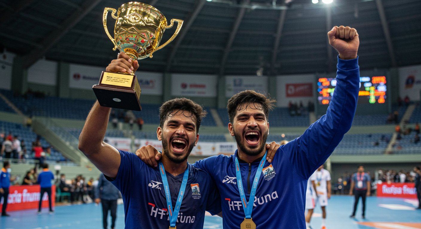 Akash and Mukesh's Duo Makes History Again! Champions for the Fourth Time at District Level After 5 National Victories.