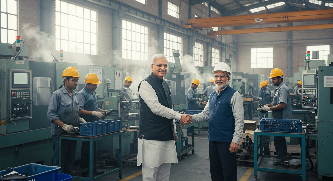 Relief for Industries Affected by US Tariffs, Uttar Pradesh Government to Offer Special Package; Industry Minister Says No Factory Will Be Shut Down