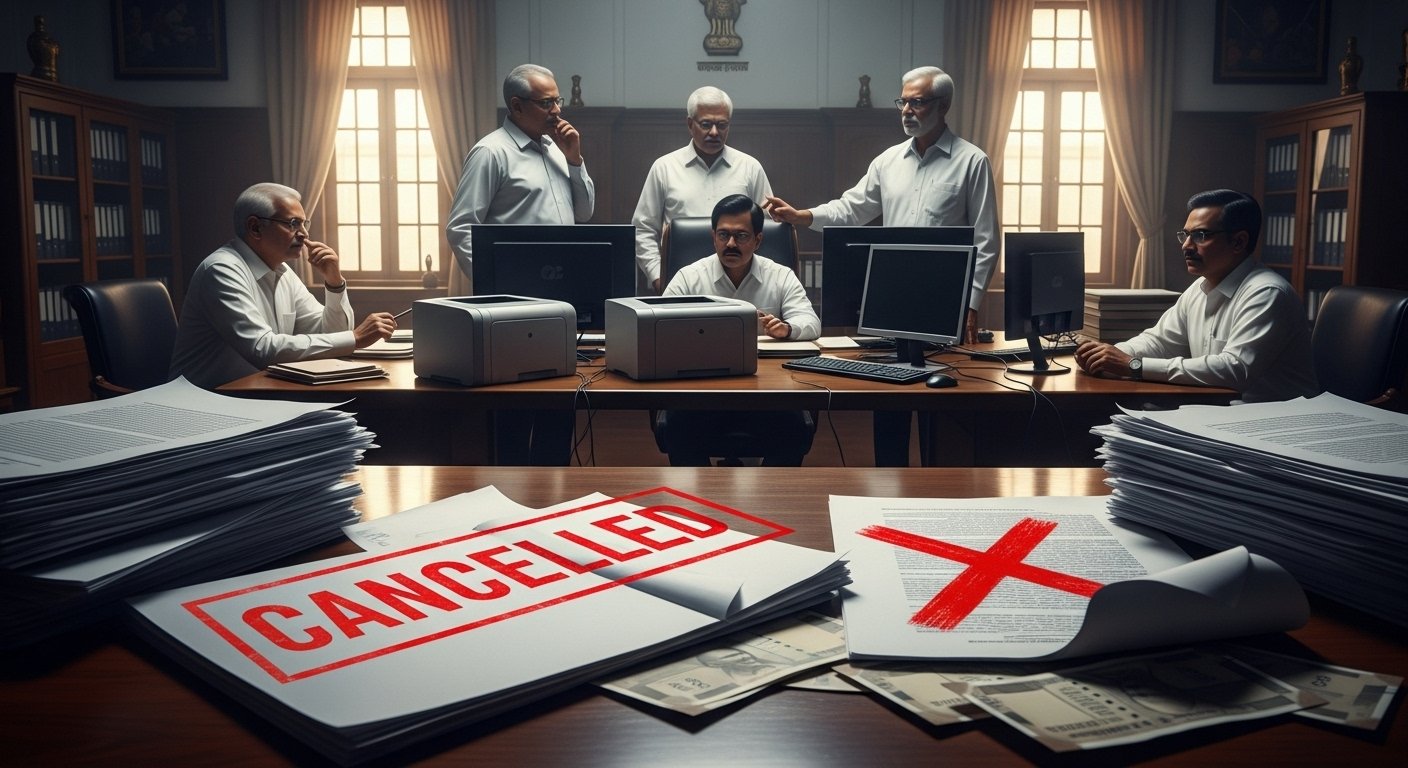 Rs 28 Crore Computer-Printer Scam in State Tax Department: Officers' Collusion Proven, Procurement Process Cancelled