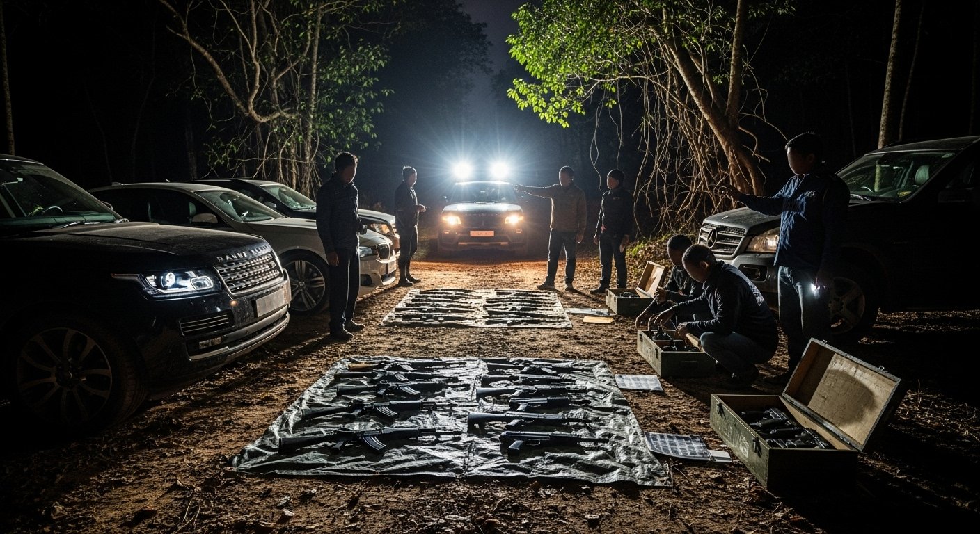Sensational Disclosure of Luxury Car Smuggling from UP to Myanmar Border: Stolen On-Demand in Exchange for Weapons!