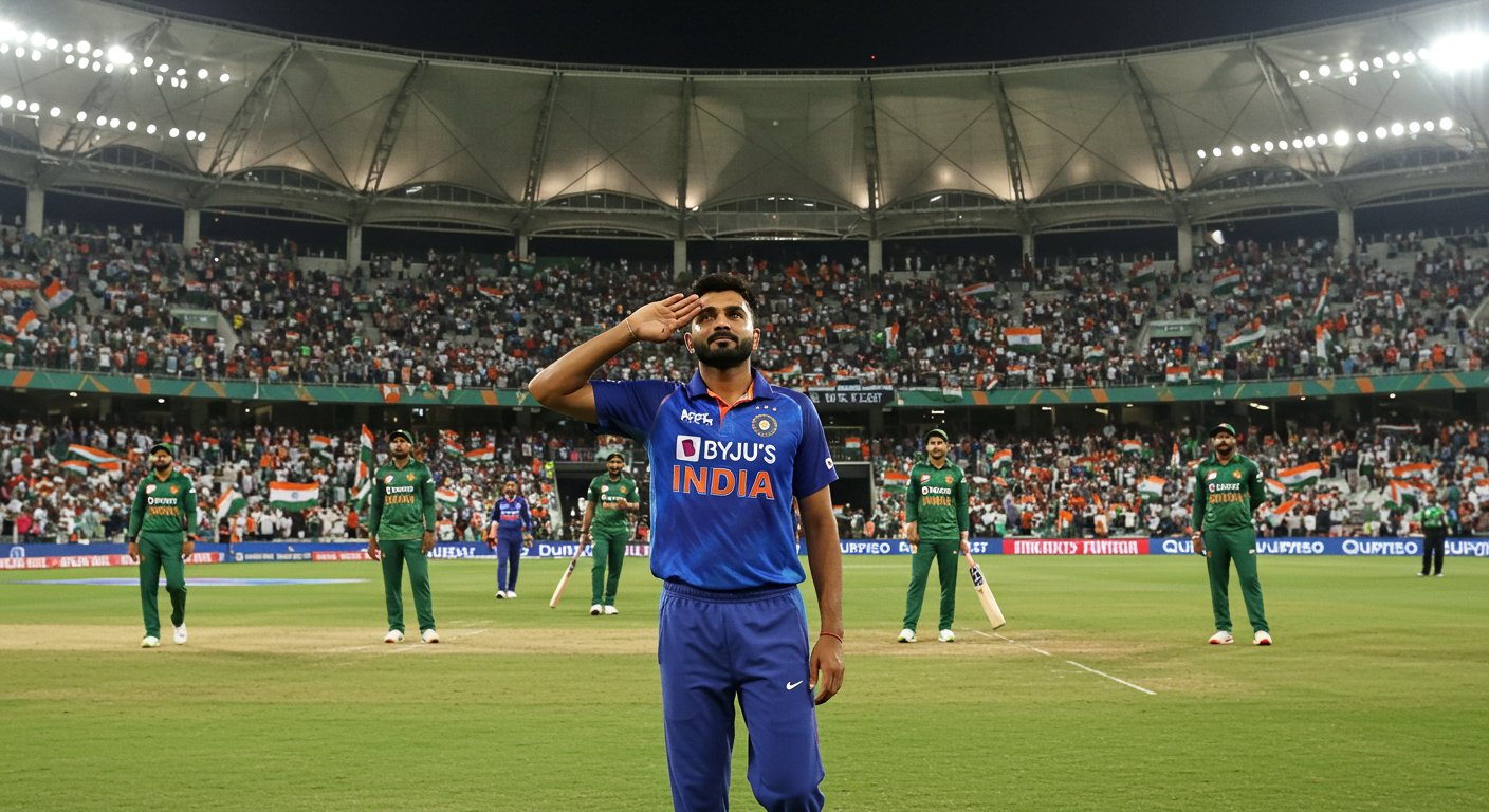 'Bharat Mata Ki Jai' Echoes in Dubai: Surya Dedicates Victory to Indian Army, Refuses to Shake Hands with Pakistani Players