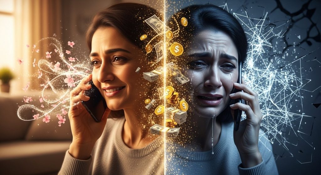 Cyber Scammers Impoverish Woman by Luring with Love and Wealth: Online Deception Began with Sweet Talk.