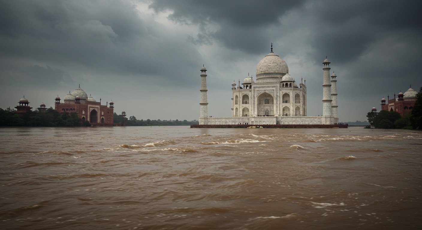 Yamuna's Raging Form: Threat Looms Over Taj Mahal, How Fatal is the Rising Water Level?