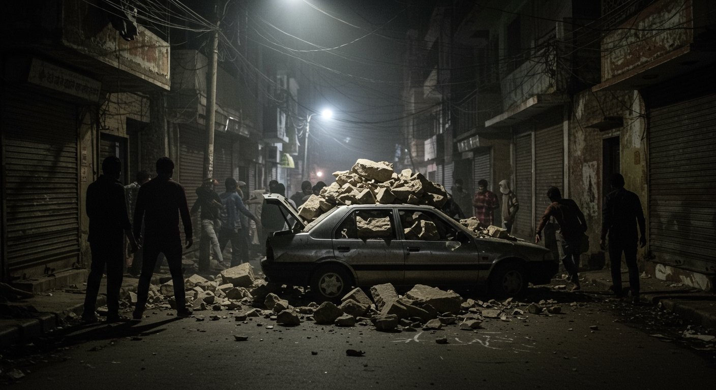 Horrific Revenge in UP: Car Trunk Filled with Stones, Midnight Rampage Spreads Panic in Area