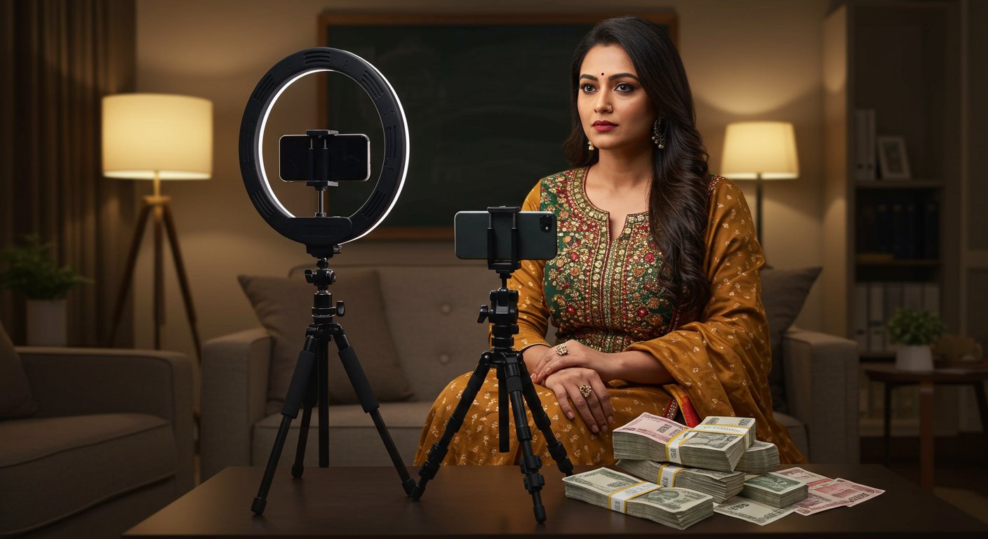 शिक्षिका ने छोड़ी नौकरी, आपत्तिजनक वीडियो बनाकर कमा रही लाखों रुपये!