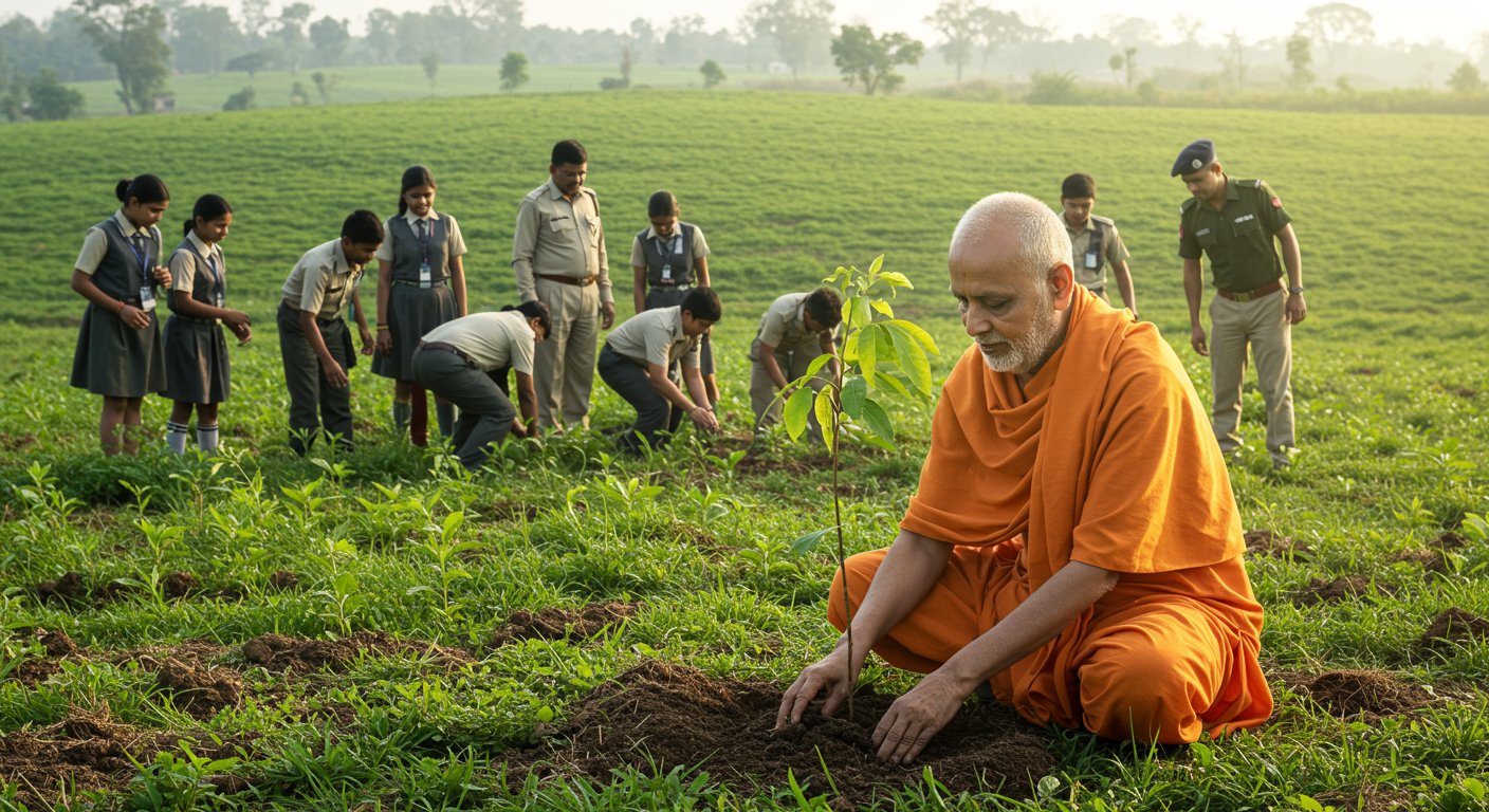 Forest Department's Unique Initiative: 'A Tree for a Guru' Campaign to be Launched in Honor of Teachers; 37.21 Crore Saplings Planted on July 9