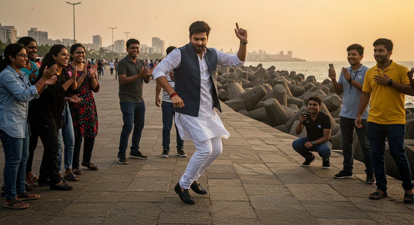 Tejashwi's dance with youth on Marine Drive: Performed Hrithik-style moves, VIDEO viral; Says - 'I make Modi dance'
