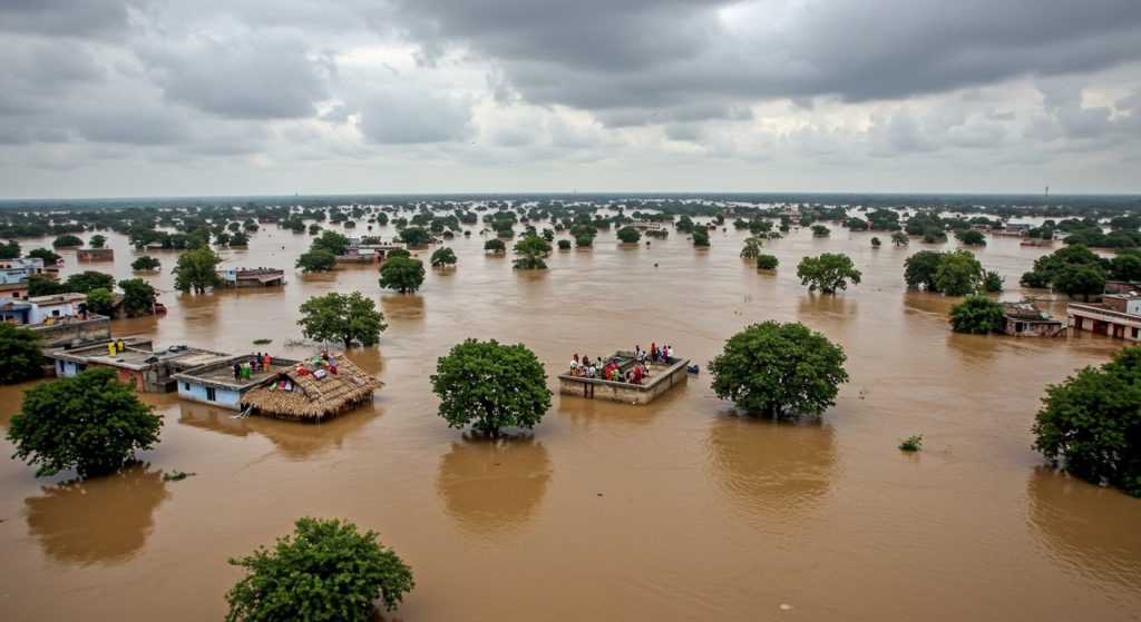 Yamuna and Utangan's Fury: 30,000 People Trapped in Floodwaters in 24 Villages, Harrowing Images of Dire Situation