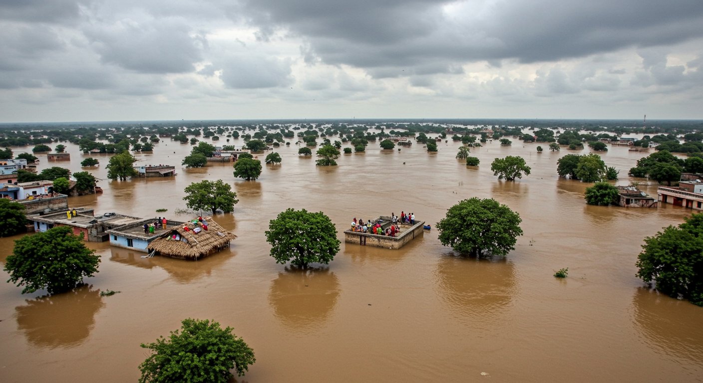 Yamuna and Utangan's Fury: 30,000 People Trapped in Floodwaters in 24 Villages, Harrowing Images of Dire Situation