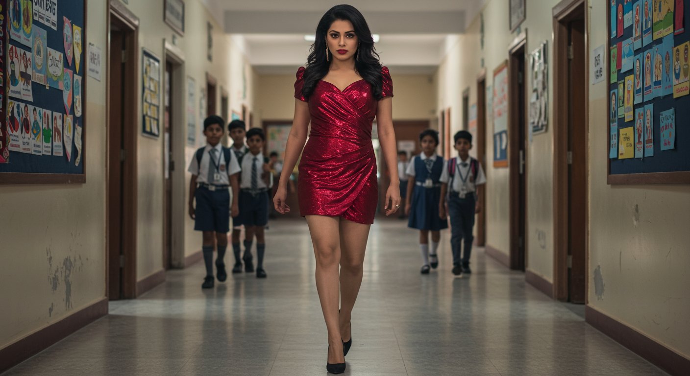 Teacher Goes Viral: 'Is it a school or a nightclub!' Uproar over bold dress.