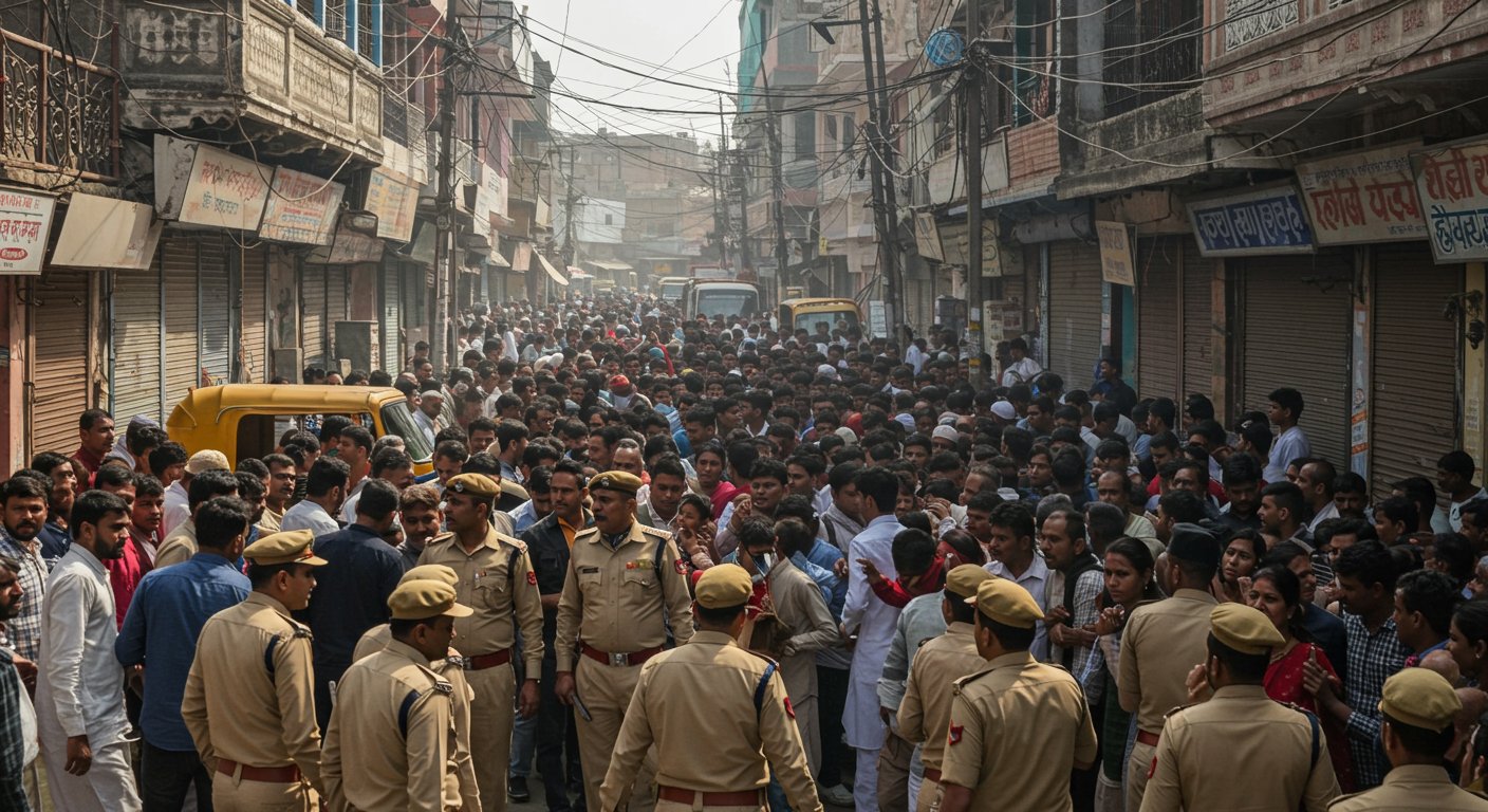 Thousands throng Shahjahanpur streets, officials control deteriorating situation; get the full story.