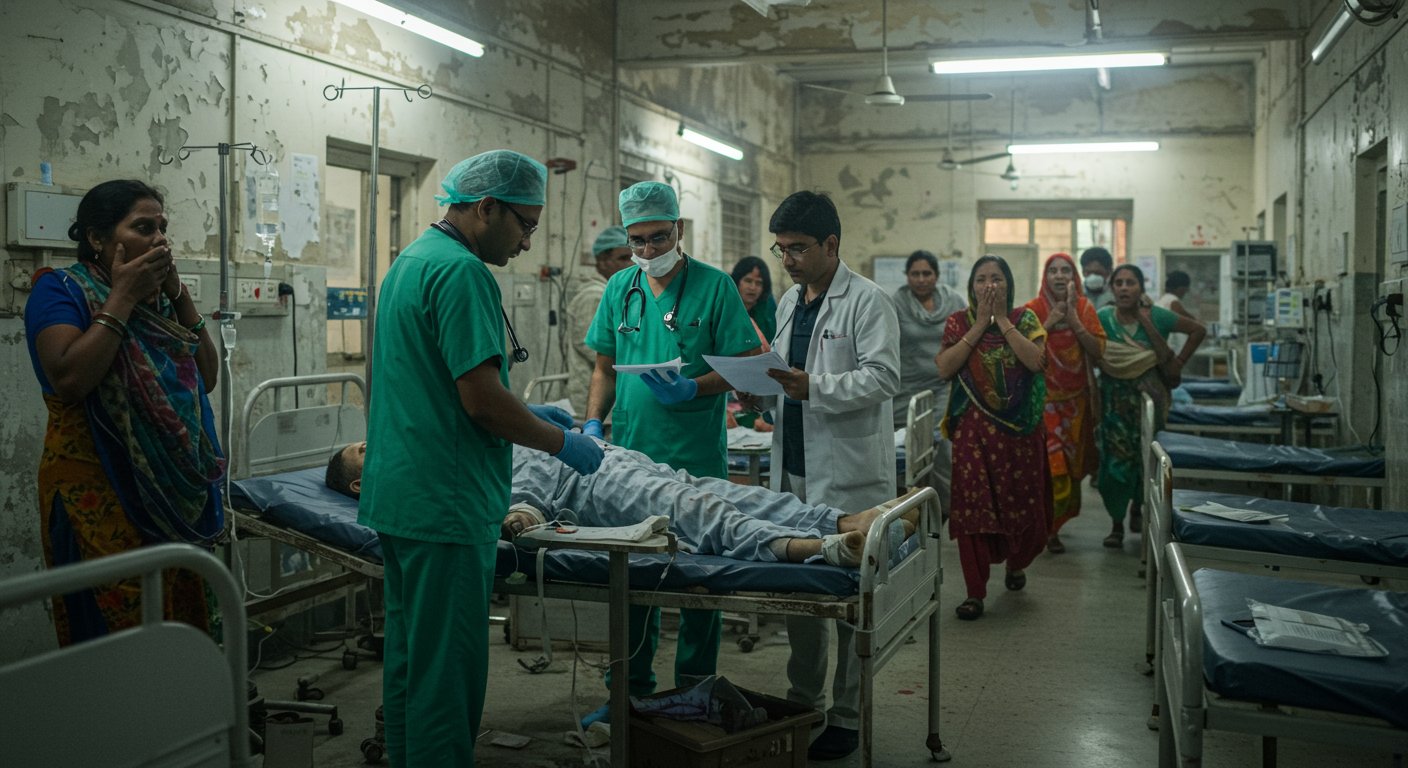 UP: Dead body treated for an hour, patients terrified, attendants fled; serious questions raised over hospital's gross negligence