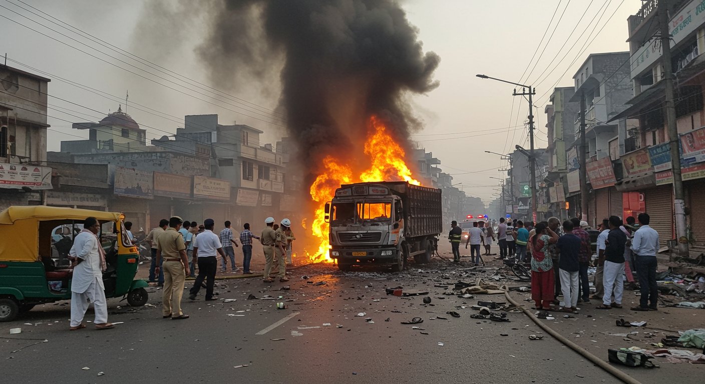 Indore: Runaway Truck Wreaks Havoc: Enters 'No Entry' Zone, Crushes 15, 3 Dead; Blast After 1 Km Rampage