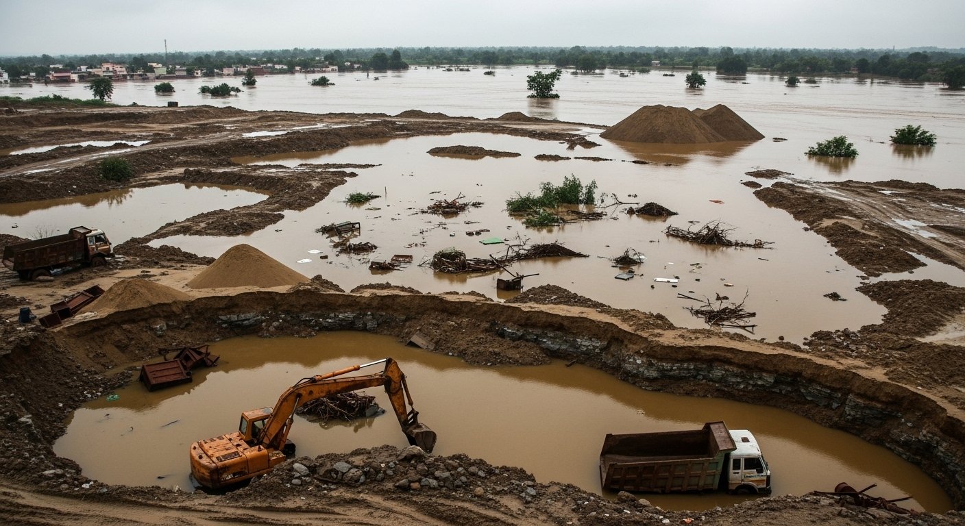 Floods Caused by Illegal Mining: Union Minister Shivraj Alleges; High Court Postpones Hearing on Flood Petition, Citing Officials Engaged in Groundwork