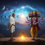 A unique phenomenon will be visible exactly one month later: The 'debate' between Ravana and Gandhi ji regarding it went viral!