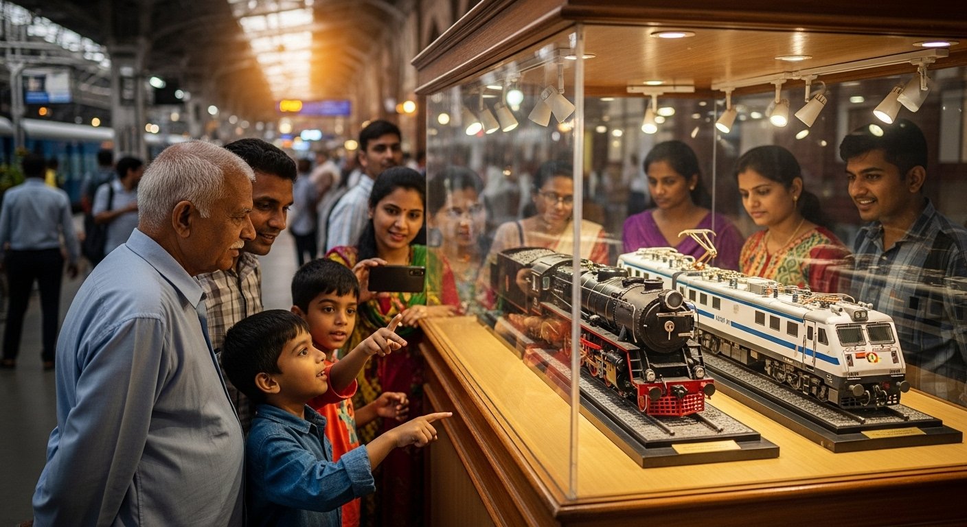 Railways' Unique Initiative: Steam and Electric Engine Models to be Available at Stations, Project to Connect Passengers with Rich Heritage