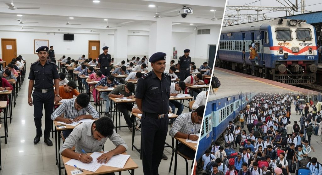 UPSSSC PET 2025: Exam Under Strict Surveillance at 52 Centers, STF Deployed to Prevent Cheating, Railways Runs Special Trains