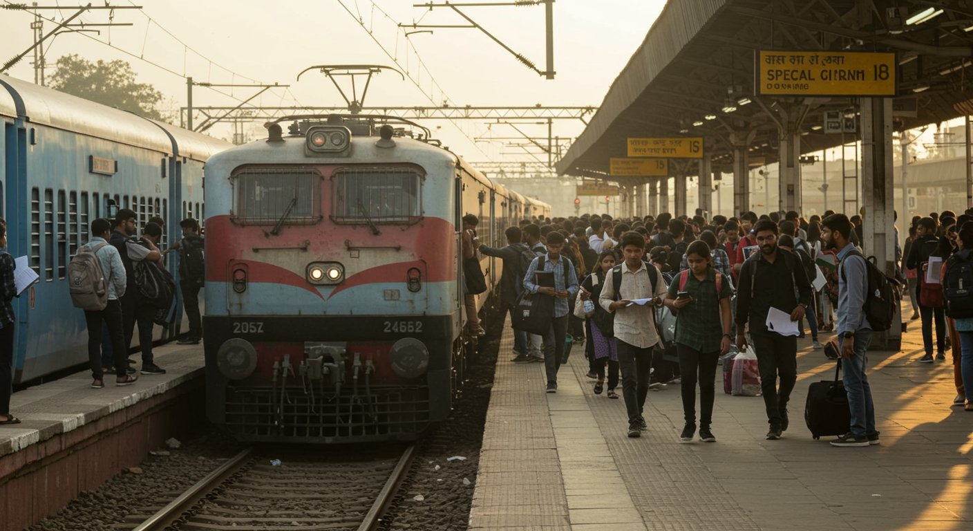 Great relief for UPSSSC PET 2025 examinees! Railways to run four special trains, schedule released.