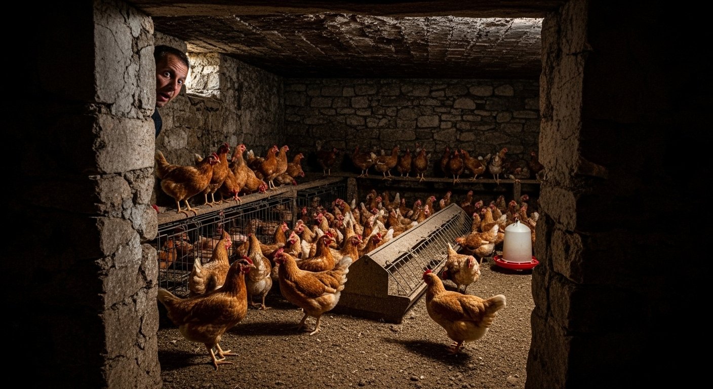 Daily Vanishing Chickens, Mysterious Sounds From The Basement; When The Secret Was Revealed, Everyone Was Shocked!