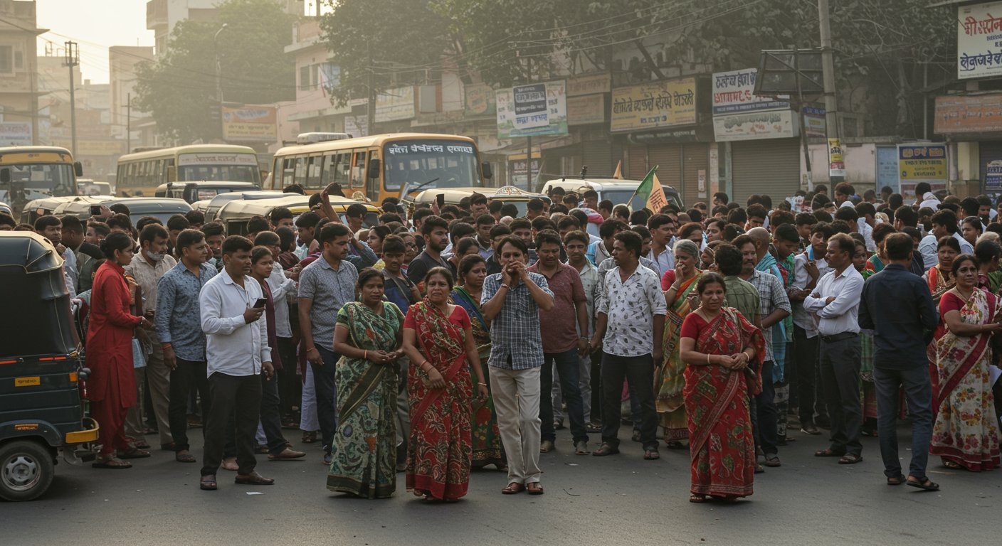 Two Horrific Road Accidents in Varanasi: Old Woman and Child Die, Four Injured; Angry Mob Blocks Road