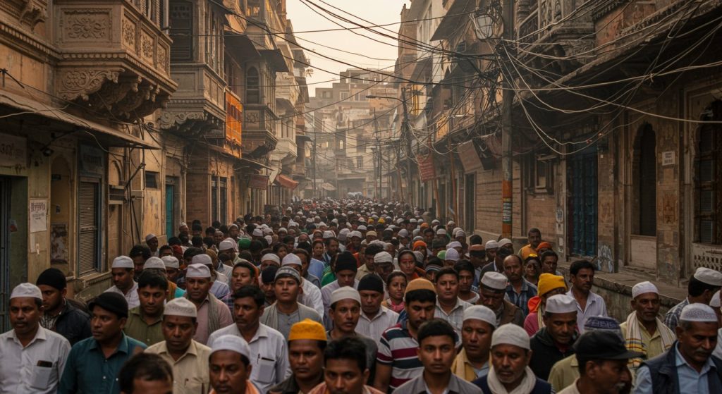 Uproar over 'I Love Mohammed' procession in Madanpura, Varanasi; case registered against 4 named and 50 unknown persons.