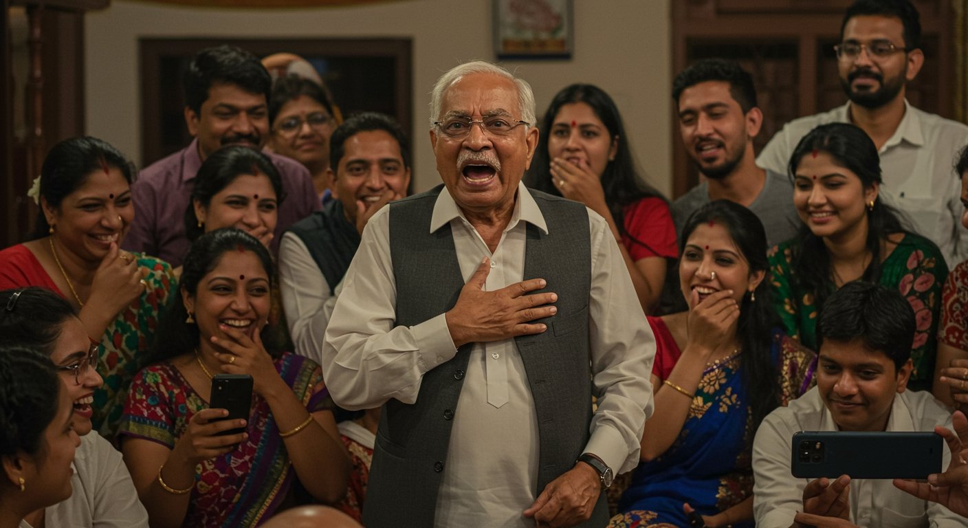 दोबारा मत गाना! अंकल ने ‘राष्ट्रगान’ की तरह गाया गीत, वीडियो हुआ वायरल