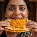 Woman Wraps Boondi in Roti, Devours It in a Single Bite! Video Stuns Viewers.