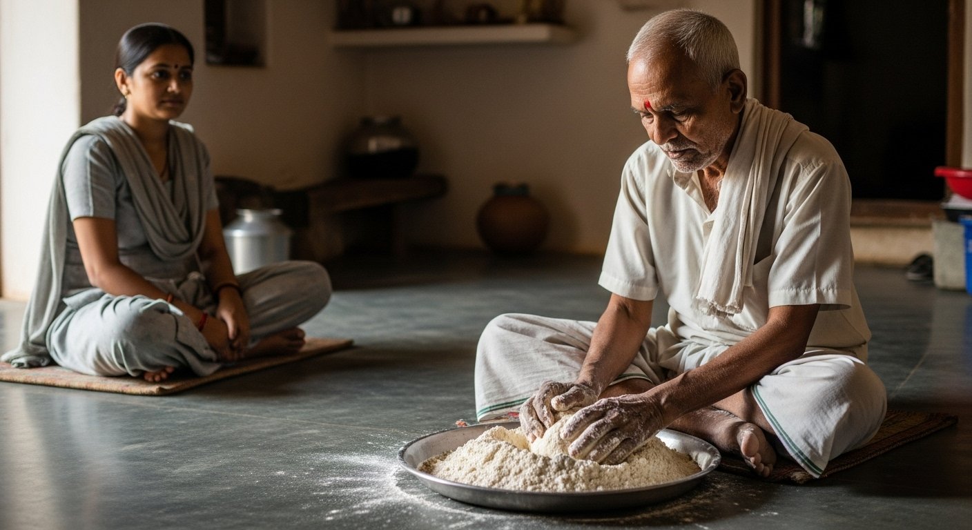 वायरल वीडियो: ससुर जमीन पर गूंथ रहे थे आटा, बहू सामने बैठकर देखती रही – क्या है इस रिश्ते की सच्चाई?