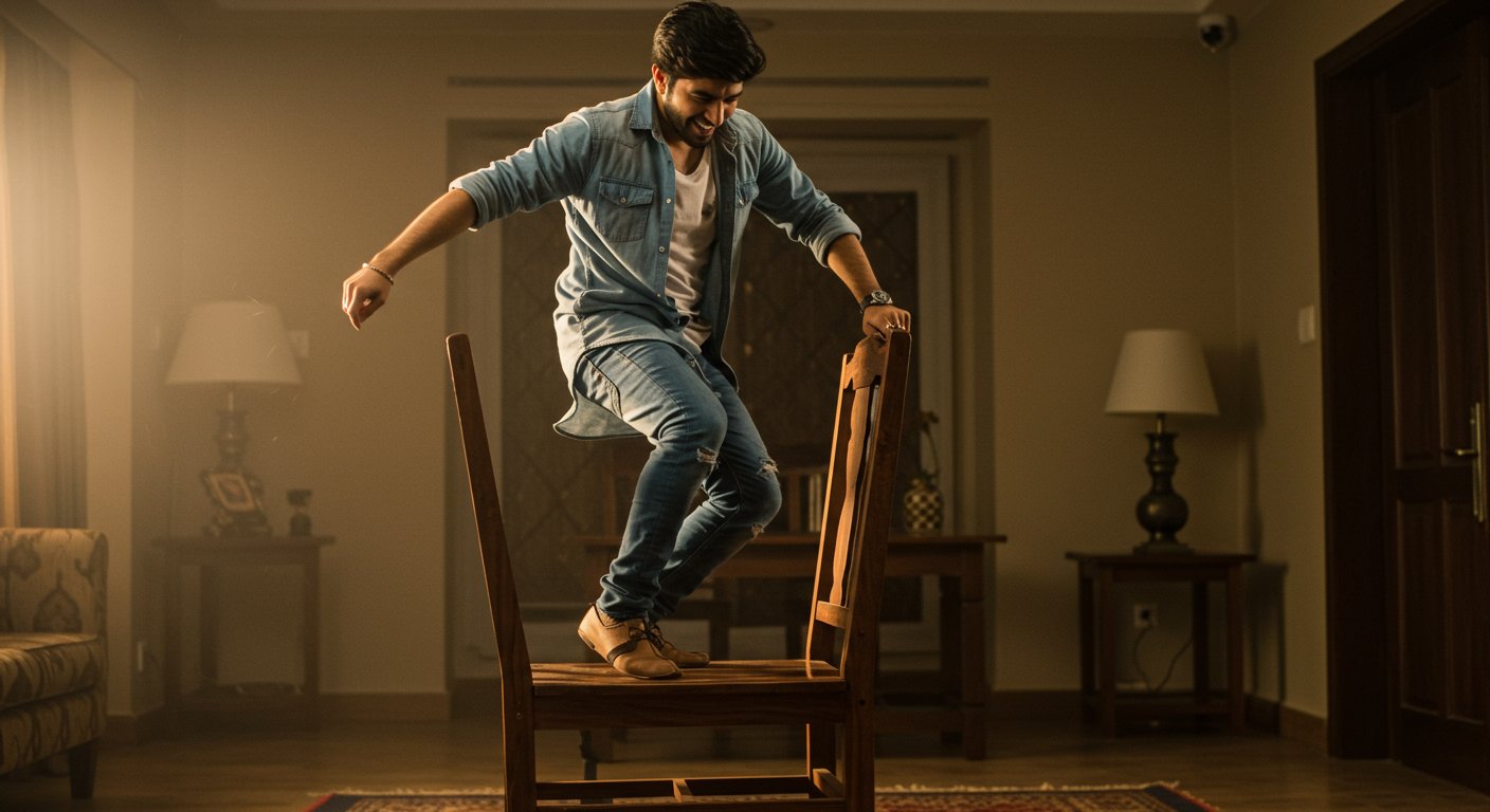 Viral Video: Man performs spectacular dance on 'strongest chair', hilarious comments go viral!