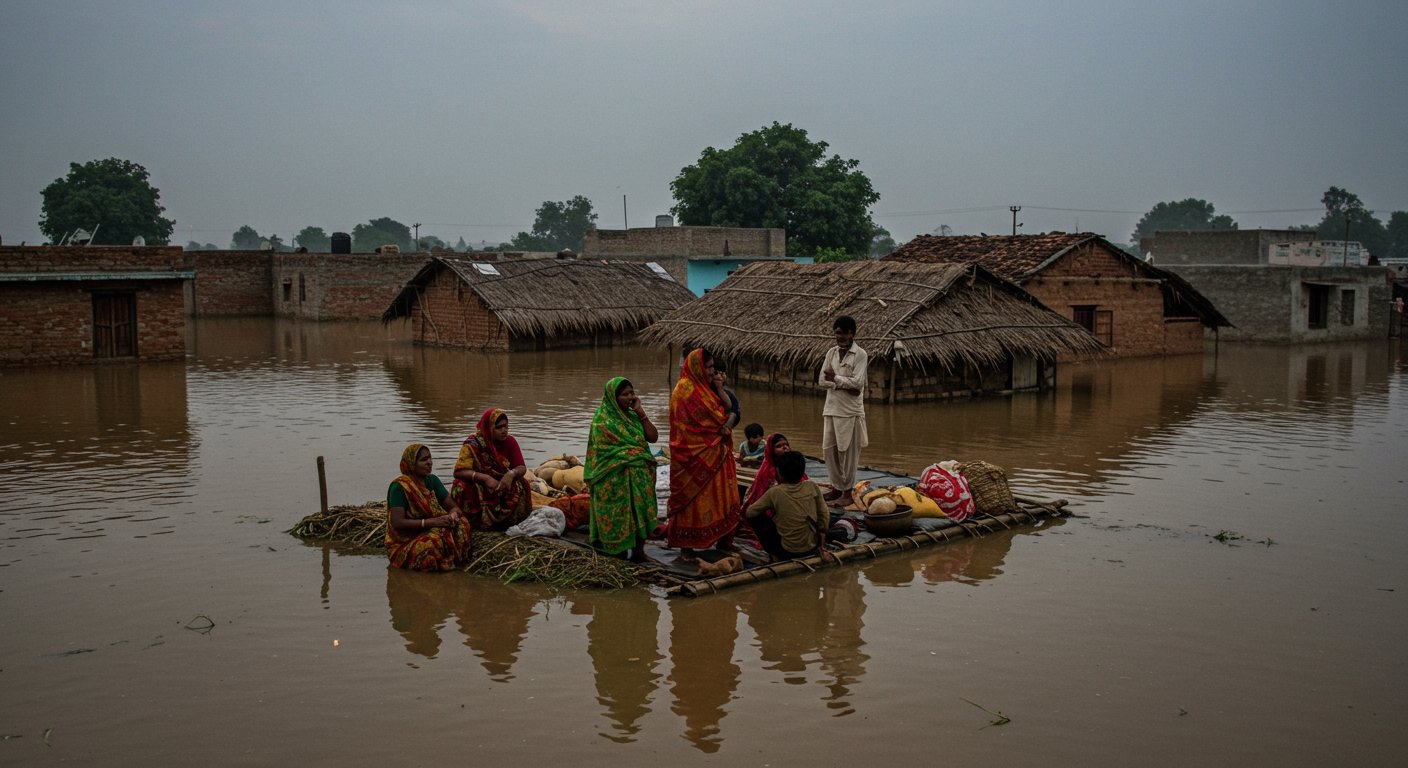 Two Haryana Villages Cut Off by Floods: 5 Feet Water, Power Outage, Health Services Stalled; Serious Questions on Administration