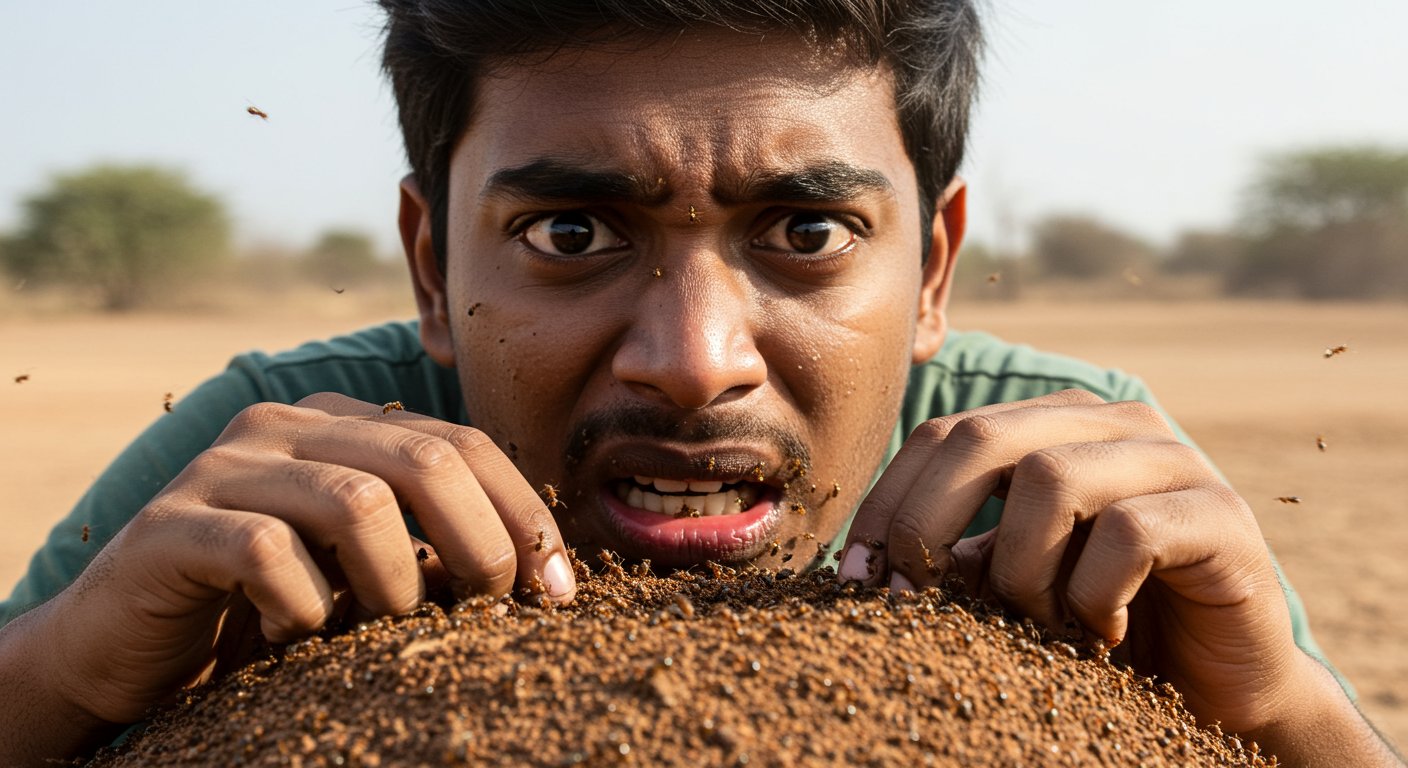 Man ate thousands of ants' nest in a bid to go viral; what happened next will blow your mind!