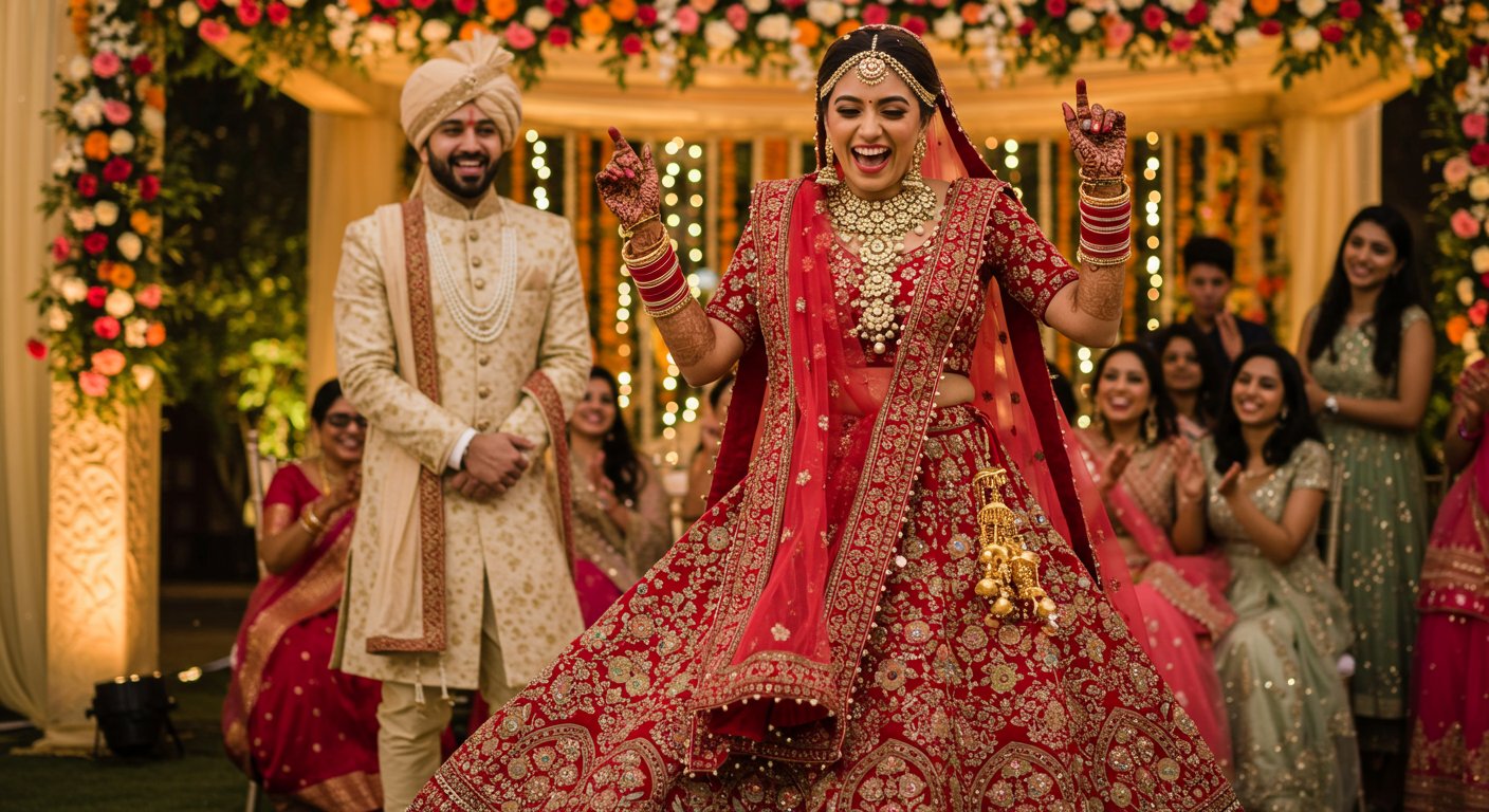 Bride's Spectacular Dance in Front of Groom Wins Hearts, Video Goes Viral!