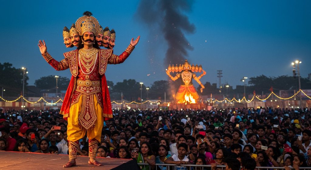 Ravana's Unique Look Went Viral On Dussehra, Video Won Millions Of Hearts!