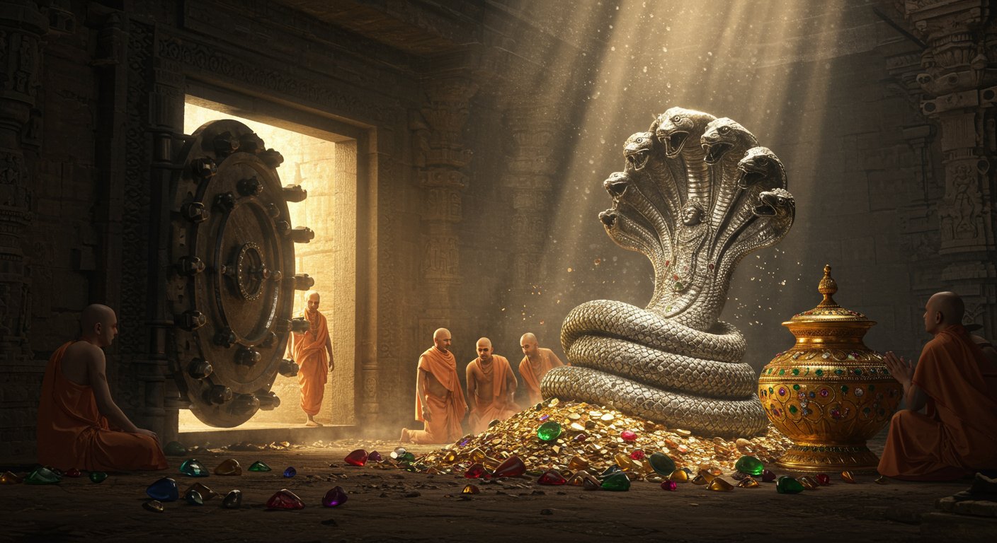 Banke Bihari Temple's Amazing Treasure: Vault Opens After 54 Years, Devotees Stunned by Silver Sheshnag and Golden Urn!