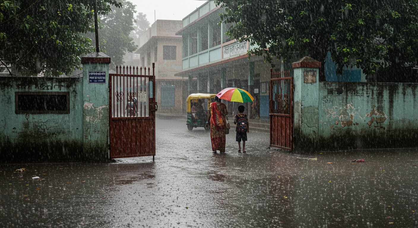 Heavy Rain Alert in UP: Schools Closed in These Districts of Bundelkhand and Agra